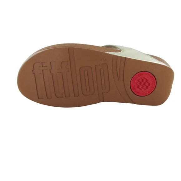 Fit flop metallic gold  lulu sandals size 9 - Picture 3 of 11